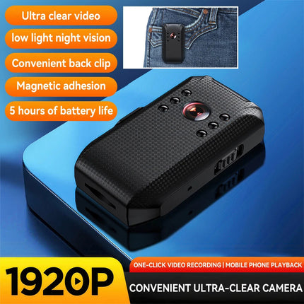 Police Body Camera HD 1920P Video DVR Clip IR Night Cam Worn Bodycam Camcorder