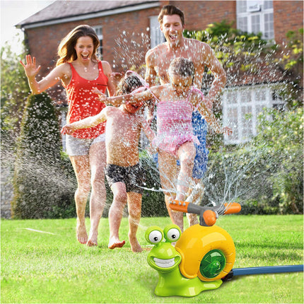 1 Set Water Sprinkler Baseball Toy Outdoor Play 2 In 1 Snail Water Game