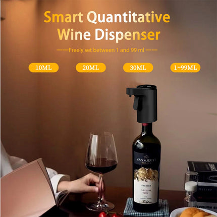 Automatic Electric Digital Wine Decanter Aerator Dispenser Pourer Pump Whiskey