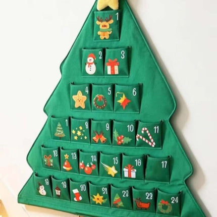 Christmas Tree Hanging Design Festive Hanging Pouch Xmas Atmosphere