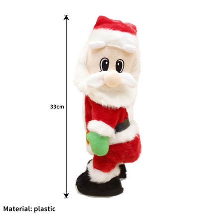 Dancing Santa Claus Doll Electric Musical Toy Twerking Singing Christmas Gift