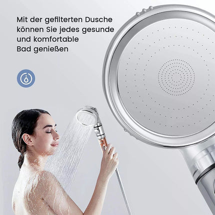 Shower Head,Ionic Shower Head Filter Shower Head for Hard Water 3 Modes Sprayer