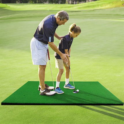 1.5x1M Standard Real Feel Golf Practice Mat Putting Mat Synthetic Turf 3 Tees