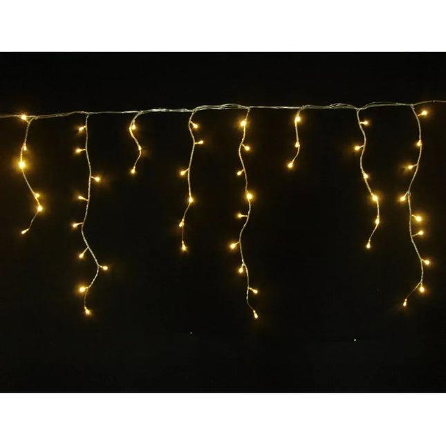 23.9M 960 Led Snowing Icicle Christmas Wedding Party Lights 8 Functions Warm White