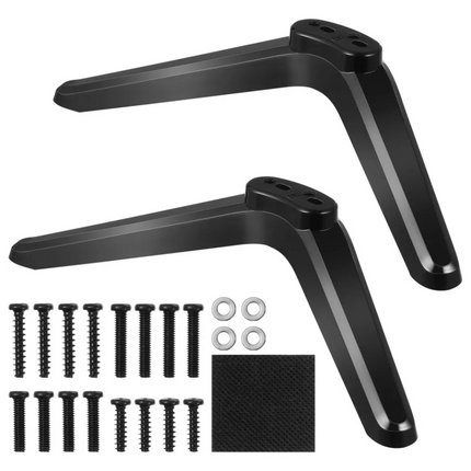 2x TV Stands For 32-55'' TVs Stable Support Easy Installation Durable Reliable