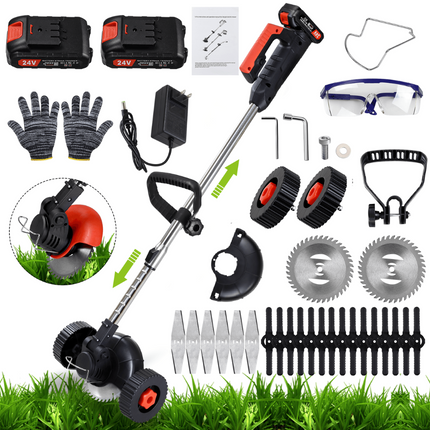 Cordless Electric Grass String Trimmer Lawn Cutter Brush Mower Whipper Snipper