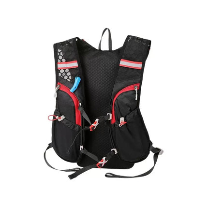 Running Hydration Vest Lightweight Insulated Pack w/ 2 Water Bottle Pouches Hot