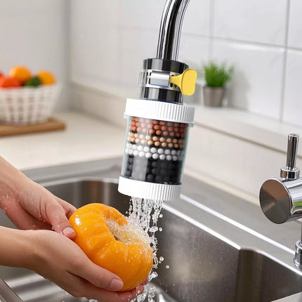 5 X Home Cartridge Faucet Tap Water Carbon Clean Purifier Filter Kitchen Tool