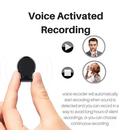 Portable Mini Spy Voice Recorder Audio MP3 Player Sound Recording Device 16G