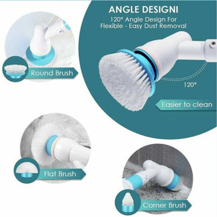 Electric Spin Scrubber Turbo Scrub Cleaning Brush Cordless Chargeable Bathroom