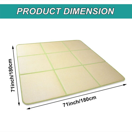 180*180cm Tatami Mat Japanese Mattress Natural Rush Grass Floor Large Area Rug