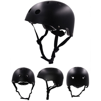 Bicycle Helmet Bike Cycling Bike & Skate Kids Adult Safety Helmet Outdoor Sport Black L