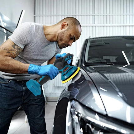 6" Cordless Car Polisher Dual Action Buffer Orbital Sander Polishing Machine