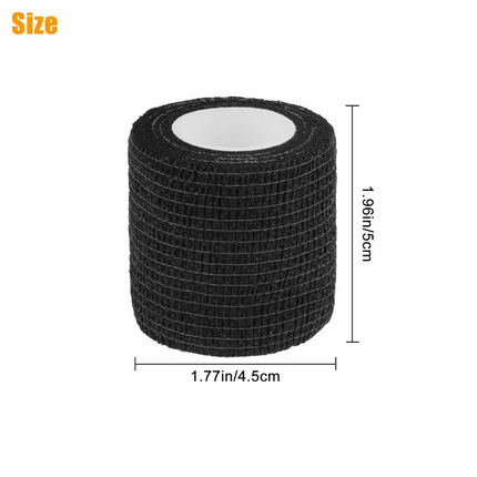 24pcs Tattoo Grip Wrap Tape Cover 5cm*4.5m/ Roll Self-adhesive Elastic Bandage