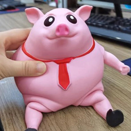 Decompress and Stretch Stress Pig Squeeze Piggy Stress Relief Funny Animals Toy