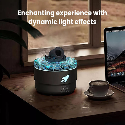 Cannon LED Essential Oil Diffuser Aroma Aromatherapy Air Ultrasonic Humidifier White