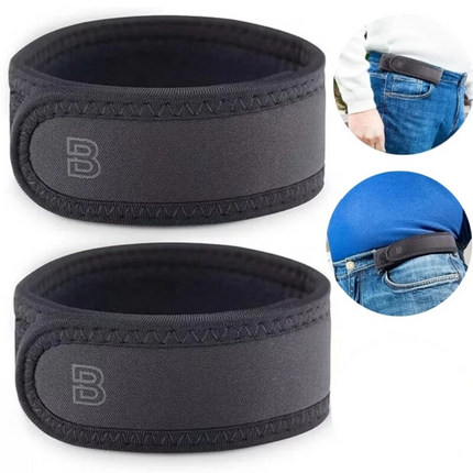 4X BeltBro Titan No Buckle Elastic Belt For Men-Fits 1.5 Inch Belt Loops Comfort