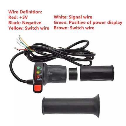 36V Electric Twist Thumb Throttle Bicycle Scooter Speed Control for E-bike