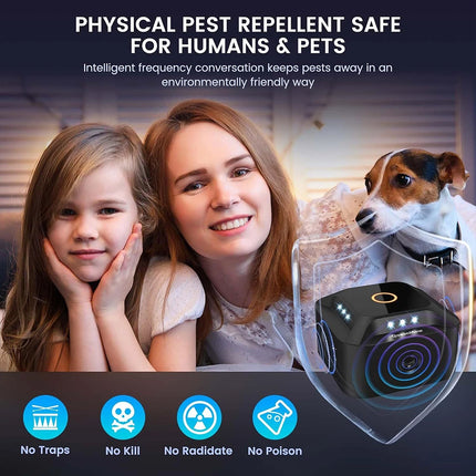 Ultrasonic Plug In Pest Repeller~ Deter Mouse/Mice/Rat/Insect Repellent