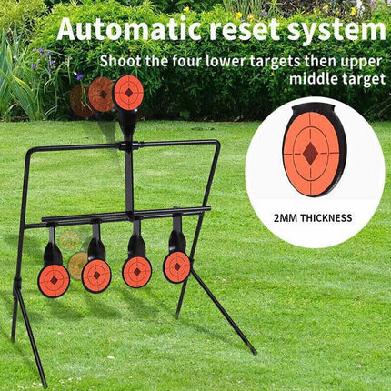 Centra Shooting Target Metal Splatter Archery Resetting Air Riffle Gun Game 2MM