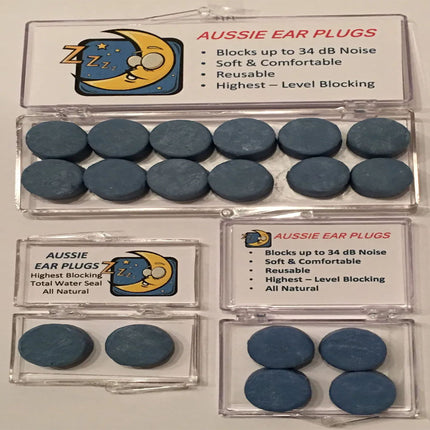 Ear Plugs Custom Moulded (2 PAIRS) Sleep Noise Block Cpap Free Ttracking