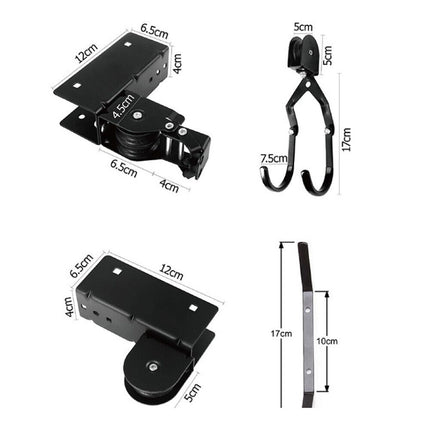 Kayak Hoist Winch Lift Pulley System Cycling Bicycle Garage Shed Ceiling Storage