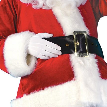 Santa Claus Verlour Christmas Xmas Clause Suit Fancy Dress Up Mens Costume