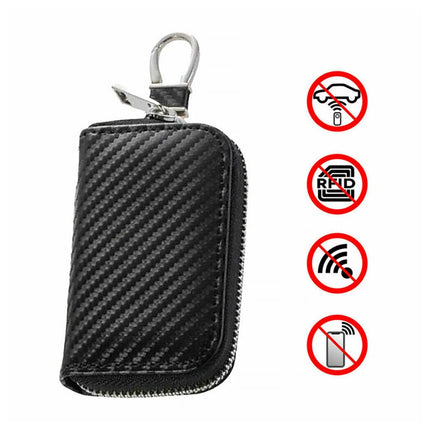 Car Key Faraday Cage Fob Pouch Keyless RFID Blocking Bag Case