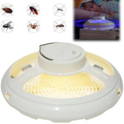 Electric Flea Trap Killer Home Control Sticky Discs Lamp Non-toxic Led Lights