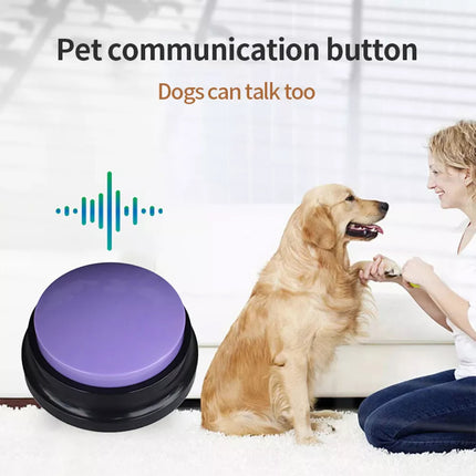 4Pcs Pet Talking Buttons Recordable Starter Speaking Puppy Training Communicable Toys