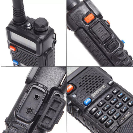 1 Set Walkie Talkie Band Handheld Earphones Two Way Radio 400-470MHz 3800MAH