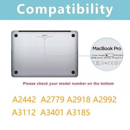 MacBook Pro 14" Case Cover (2021-2024, M1-M4) | Fits A2442 A2779 A2918 A2992 A3112 A3401 A3185