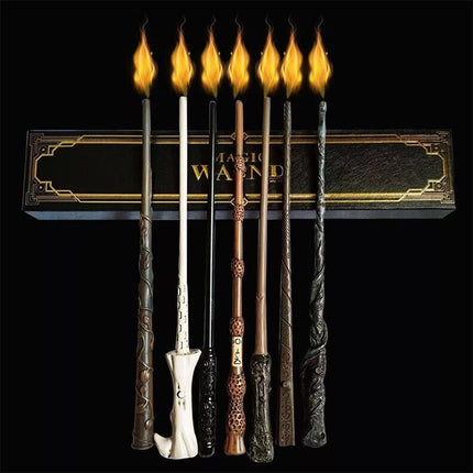 Harry Potter Firing Magic Wand Fire Shooter Dumbledore Voldemort Wizard Cosplay Dumbledore