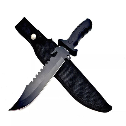 Machete Survival Blade with Carry Case Grip Camping Fishing Hiking Pig Hunting