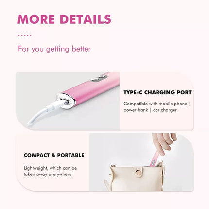 4-in1 Facial Wand LED Red Light Therapy Massage for Skin Care and Anti-Aging