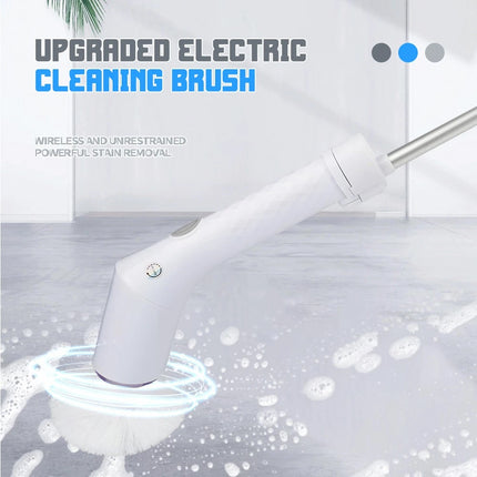 Rechargeable Electric Spin Scrubber - 6 Multi-Function Heads for Bathroom