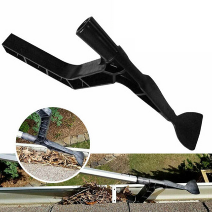 New Gutter Roof Cleaning Tool Hook Shovel Scoop Leaves Dirt Remove Home Cleaner