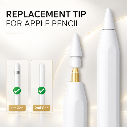 5PCS Replacement Tips Nibs For Apple Pencil 1st 2nd Gen & Logitech Crayon iPad
