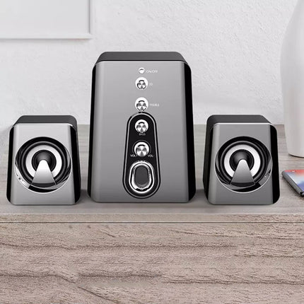 Surround 3D Sound System Speakers Gaming Bass USB Wired for Desktop Computer G4
