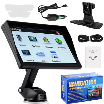 9" Touchscreen GPS Navigation Truck Navigator with Free Australia Map