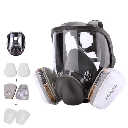 7 IN 1 Gas Mask 6800 Full Face Respirator Paint Spray Chemical Safety Facepiece