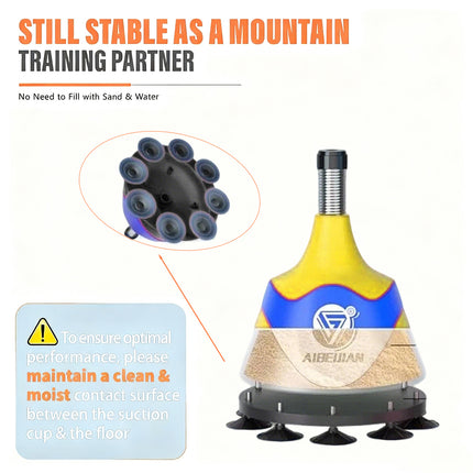 Adjustable Height Boxing Punching Bag Speed Training Relief Fitness With Weight Plate