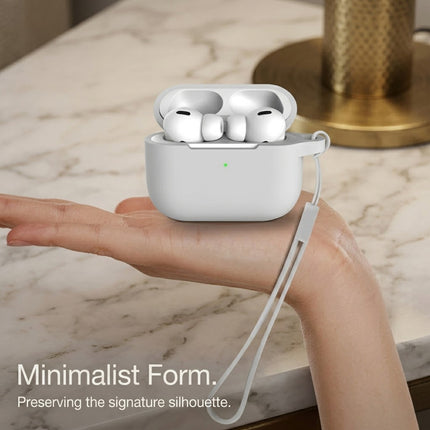 Airpods Pro 2nd Generation Case Protective Cover With Hook White