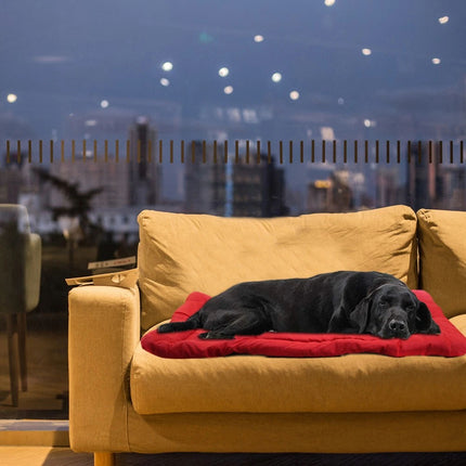 Pet Large Dog Mat Sleeping Bed Waterproof Outdoor Travel Pads Cushion Mat Red