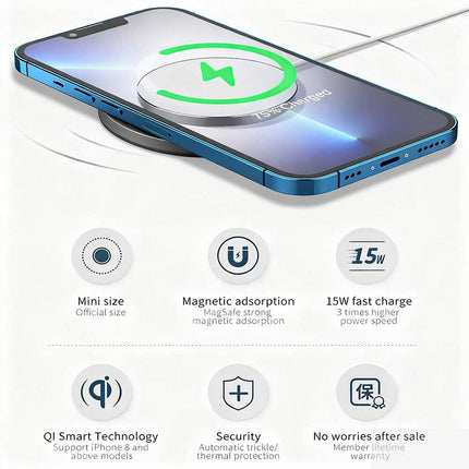 MagSafe Wireless Charger Charging Pad For Apple iPhone17 16 15 14 13 12 Pro Max