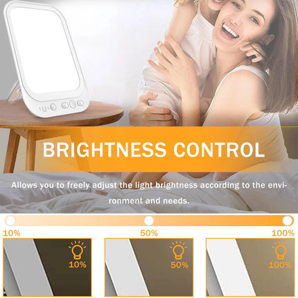 SAD Therapy Lamp Light UV Free 10000 Lux Sun Lamp Daylight Lamp W/ 3 Light Color