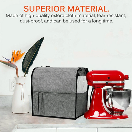 Dustproof Kitchen Aid Mixer Cover with Organizer Bag for Kitchenaid Stand Mixer