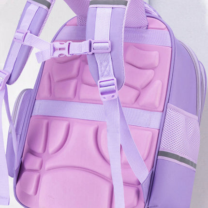 Kids Backpack Children Boys Girls School Bag Backpack Waterproof Primary Bookbag Large Purple