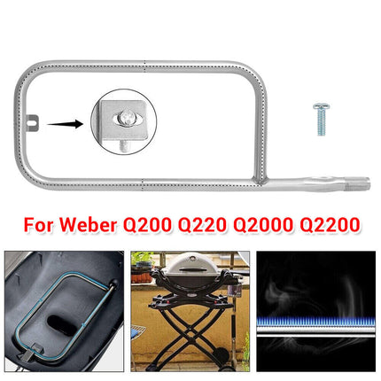 For Weber Q200 Q220 Q2000 Q2200 Gas Grill Tube Burner  Screw Parts Replacement
