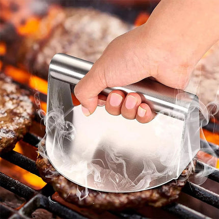 2 Pack Burger Press Meat Smasher Hamburger No-Rust Steak for Griddle Home BBQ